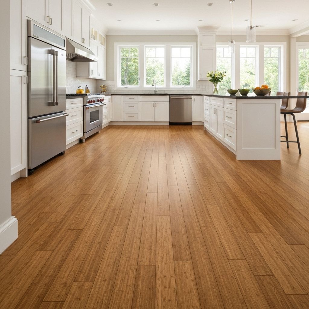 Engineered bamboo flooring